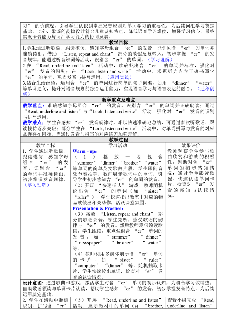 Unit2FamilyRules_00上课课件PPT+教案第十套完整版_教案