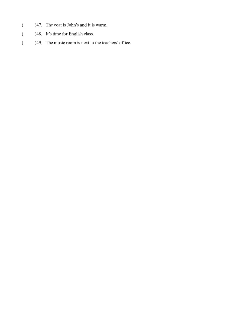 Unit1PartALet&rsquo;slearn&Let&rsquo;sdo-英语四年级下册（人教PEP版）_分层作业-K16_2024版