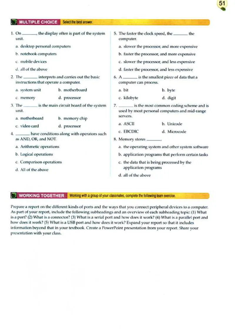 计算机英语_高中课本电子全科人教版语数英政历地物化生必修选修全套课本PPT_高中英语