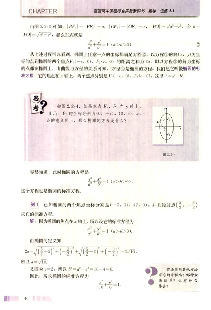 高中数学A版选修2-1逻辑圆锥曲线空间向量_高中课本电子全科人教版语数英政历地物化生必修选修全套课本PPT_高中数学A版