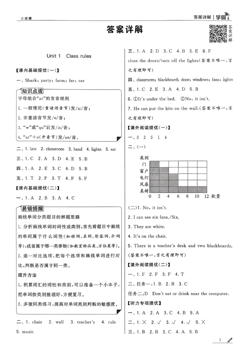 四下五星学霸英语人教答案解析_21练习题+试卷合集多套完整版_-26春《五星学霸》_26春《五星学霸》英语RJ4下