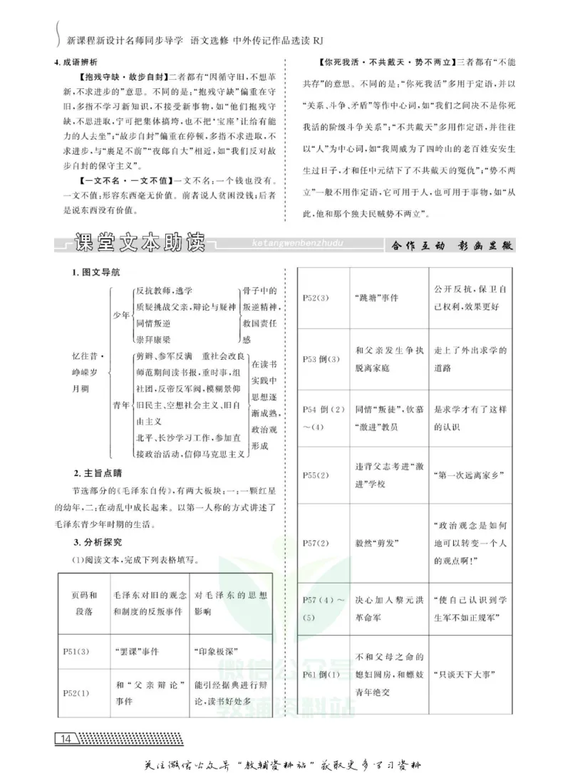 名师同步导学语文人教版选修-中外传记作品选读_名师同步导学_高中语文