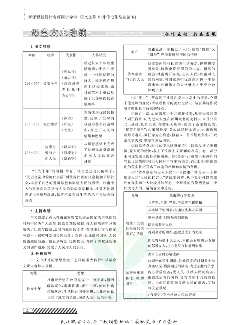 名师同步导学语文人教版选修-中外传记作品选读_名师同步导学_高中语文