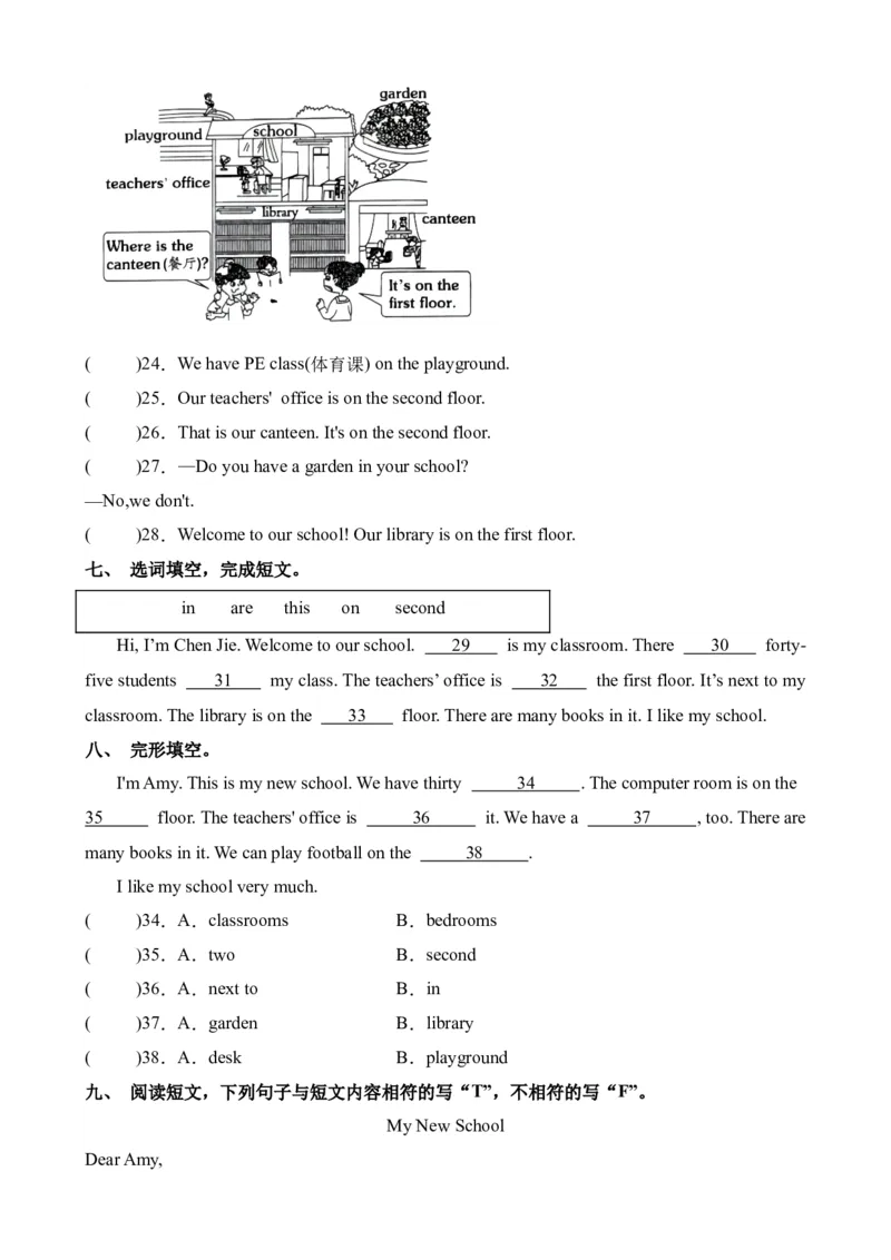 Unit1重难必备（知识清单）（人教PEP版）_单元复习专项-K50_2024版