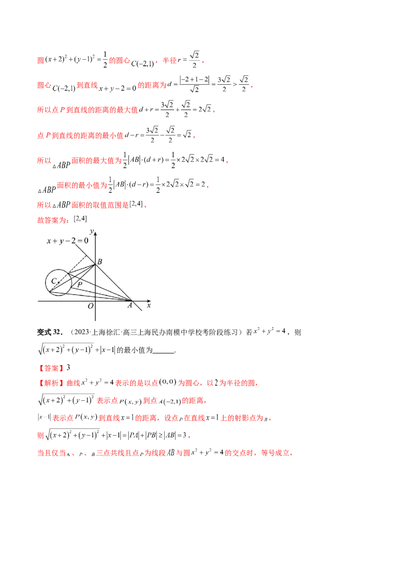 第04讲直线与圆、圆与圆的位置关系（九大题型）（讲义）（解析版）_2.2025数学总复习_2024年新高考资料_1.2024一轮复习_2024年高考数学一轮复习讲练测（新教材新高考）