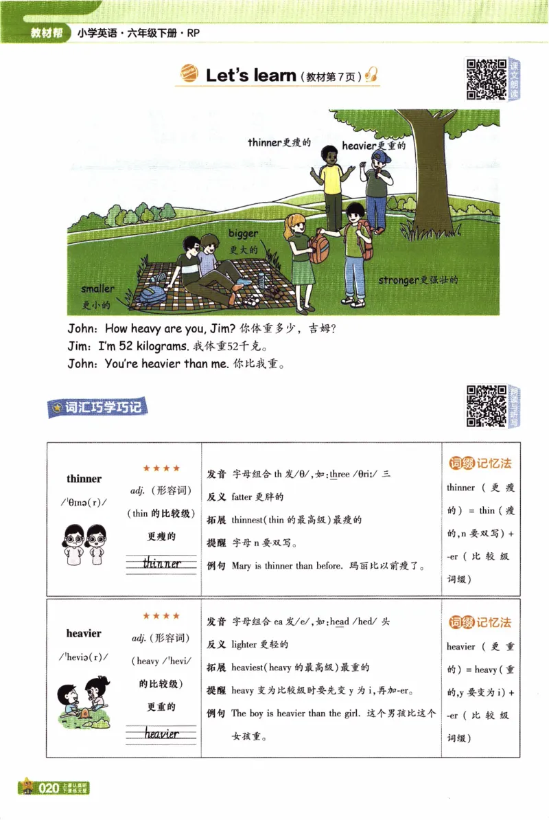 2026春《教材帮》人教英语PEP6下_21练习题+试卷合集多套完整版_-26春《教材帮》_3-6下册_26春六下新课预习英语