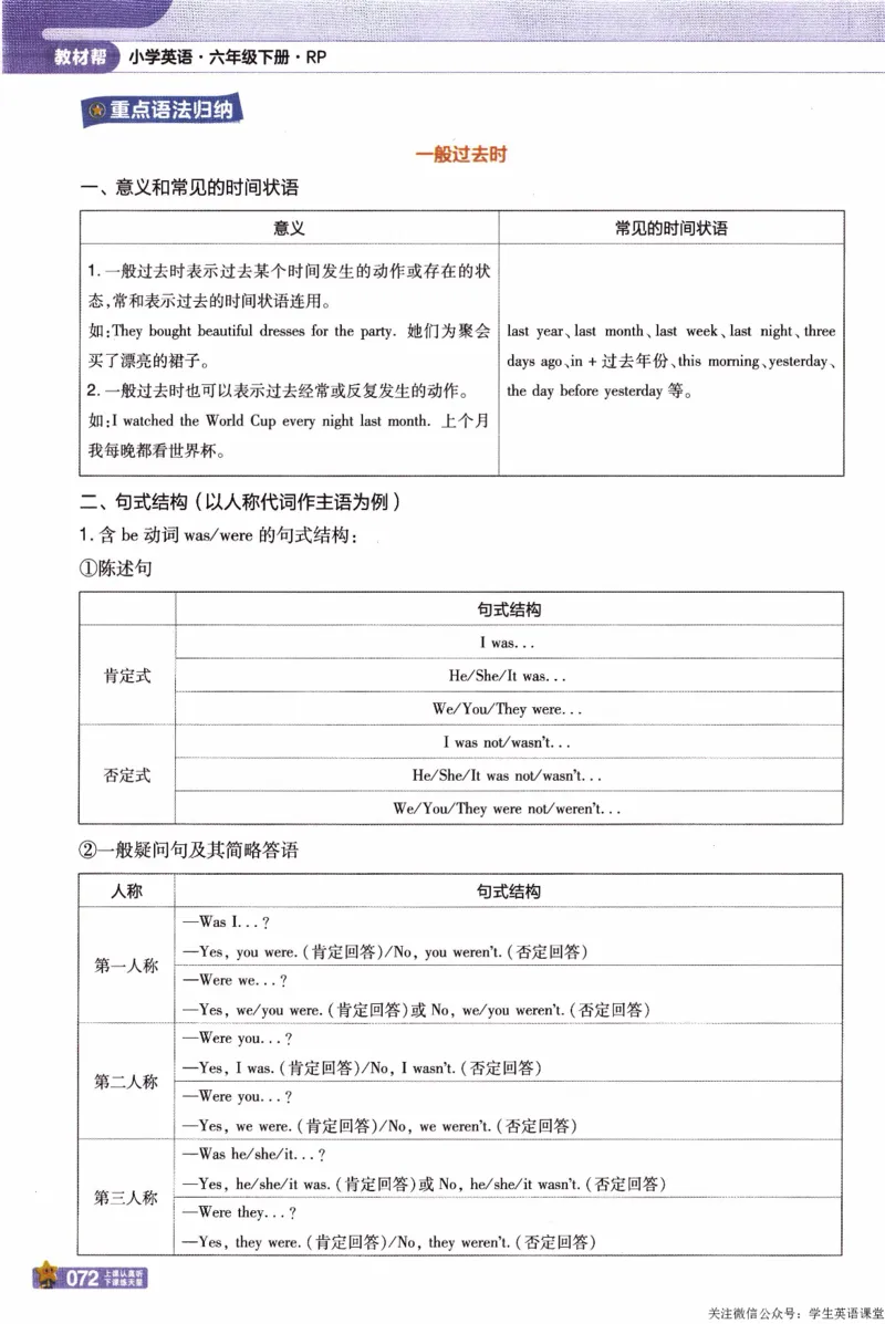 2026春《教材帮》人教英语PEP6下_21练习题+试卷合集多套完整版_-26春《教材帮》_3-6下册_26春六下新课预习英语