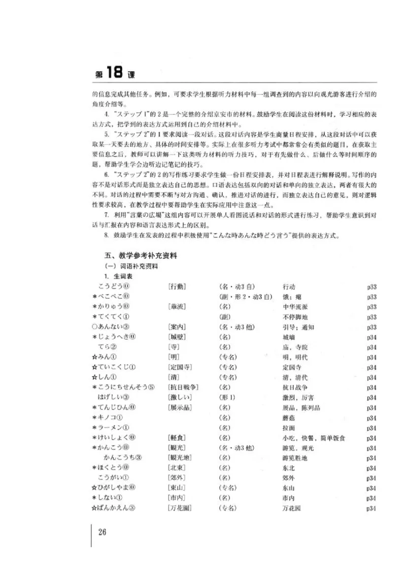 教师用书4_高中课本电子全科人教版语数英政历地物化生必修选修全套课本PPT_高中日语_4.人教版高中日语教材