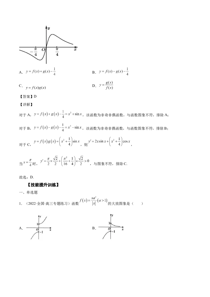 第04讲函数的图象（解析版）_2.2025数学总复习_赠品通用版（老高考）复习资料_一轮复习_通用版2023届数学高考一轮教案（Word版，含解析）