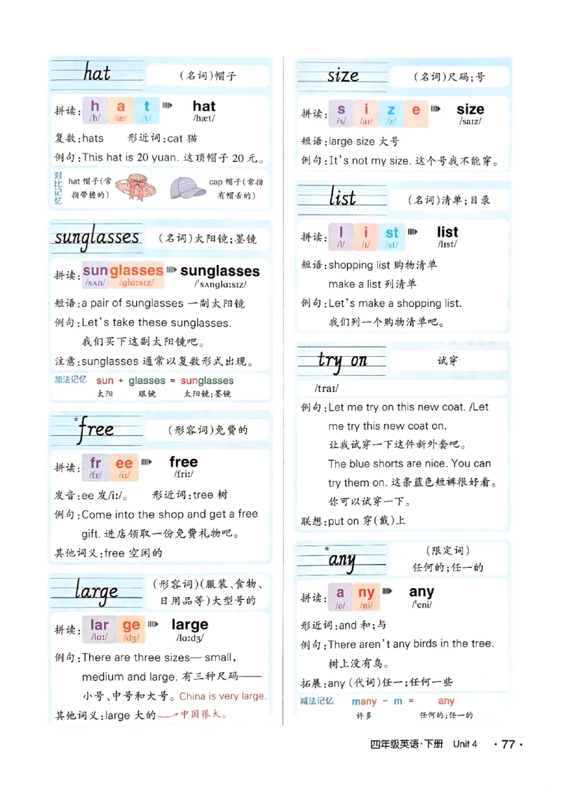 英语笔记_12英语笔记（全册）