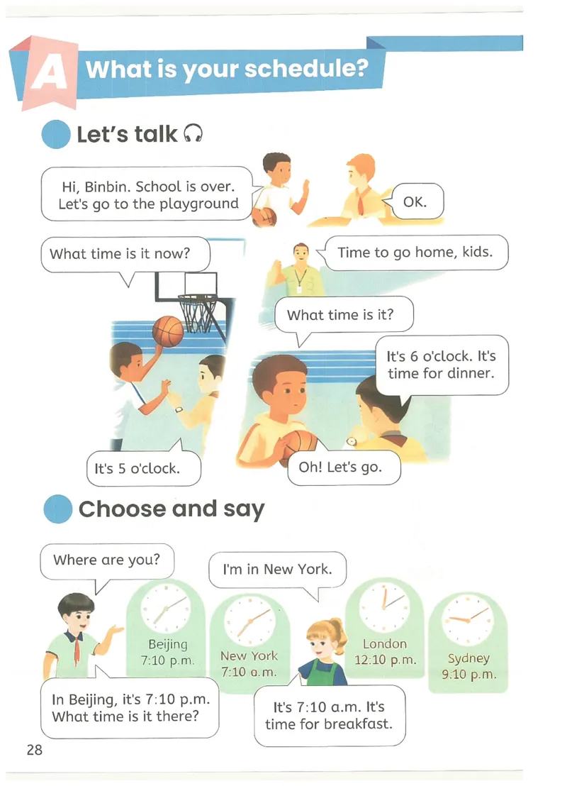 2026春季人教版四年级下册英语教材彩色版_02高清PDF（核对版本）