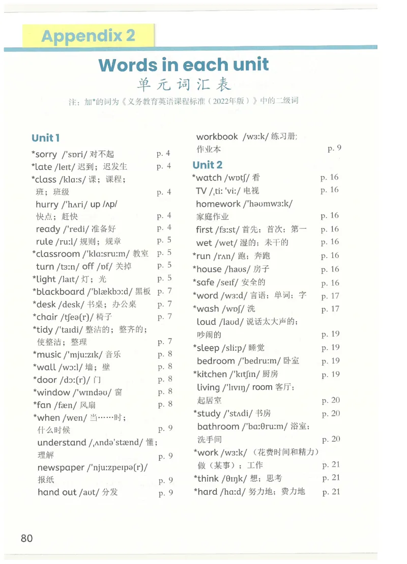 2026春季人教版四年级下册英语教材彩色版_02高清PDF（核对版本）