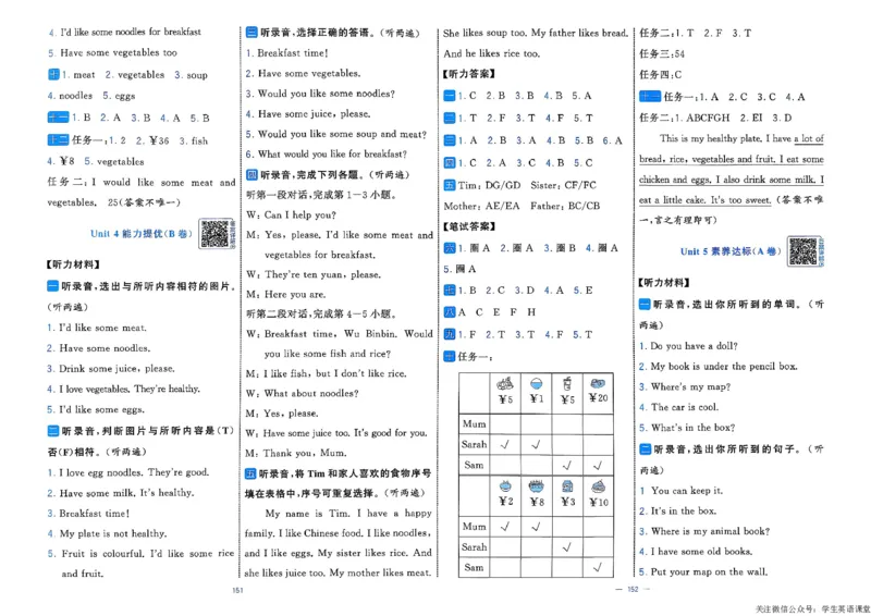 3下英语人教学霸提优大试卷(1)_21练习题+试卷合集多套完整版_-26春《学霸提优大试卷》_3年级下册