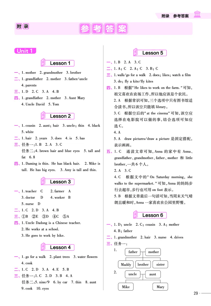 25版英语JJ5上-练习帮_21练习题+试卷合集多套完整版_-26春《练习帮》_英语《练习帮》3-6上下册（冀教版）_3-6上册