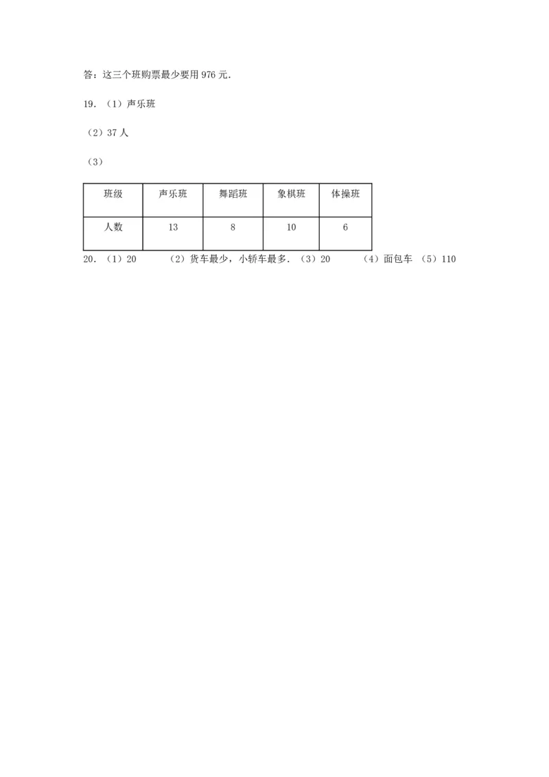 分层训练三年级下册数学单元测试-第九单元数据的收集和整理（二）（基础卷）苏教版（含答案）(1)_三年级数学下册（苏教版）_单元测试_第1套单元测试（18份）