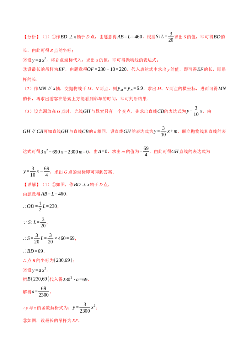 专题22.5实际问题与二次函数（十大题型）（举一反三）（人教版）（教师版）_初中数学_九年级数学上册（人教版）_母题专项-U66_2025版