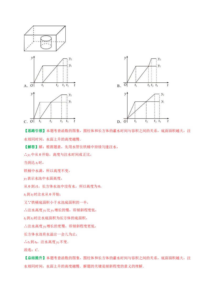 专题20一次函数重点题型函数图像信息题（教师版）_初中数学_八年级数学下册（人教版）_专题训练+提分专项训练-V6