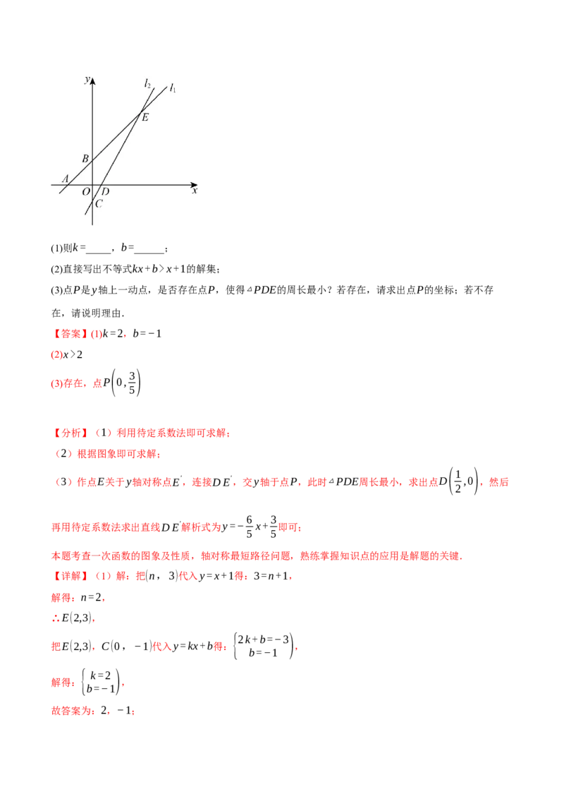 专题19.6一次函数与几何综合五大题型（50题）（人教版）（教师版）_初中数学_八年级数学下册（人教版）_母题专项-U66_2025版