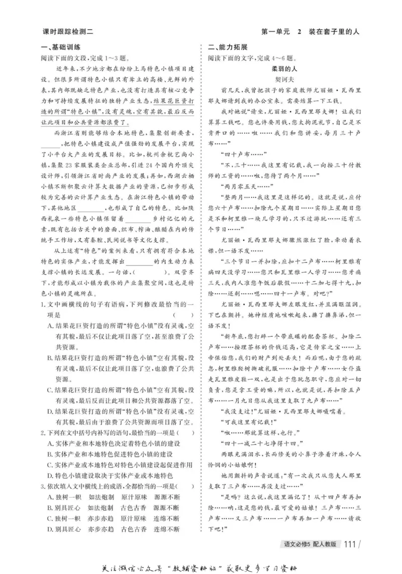 名师同步导学语文人教版必修5_名师同步导学_高中语文