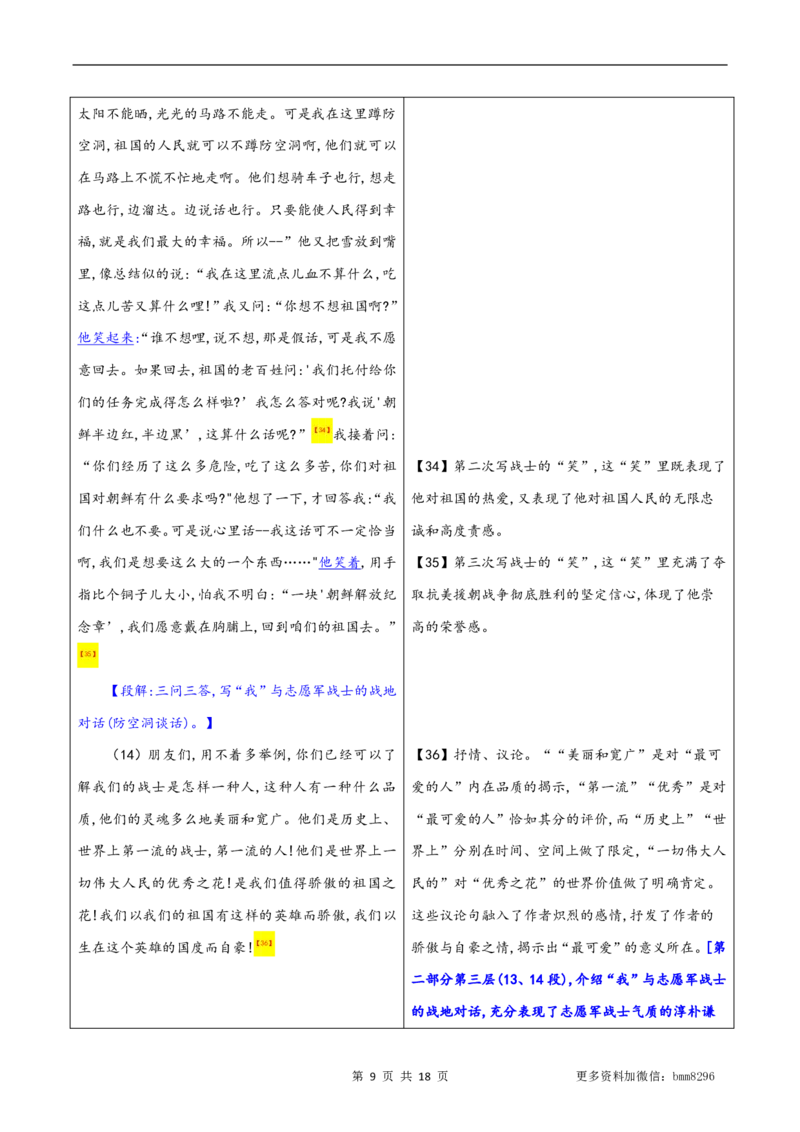 第07讲《谁是最可爱的人》_新人教版七下语文学习资料包_9.寒假预习课讲义+作业练习_七下语文寒假预习课