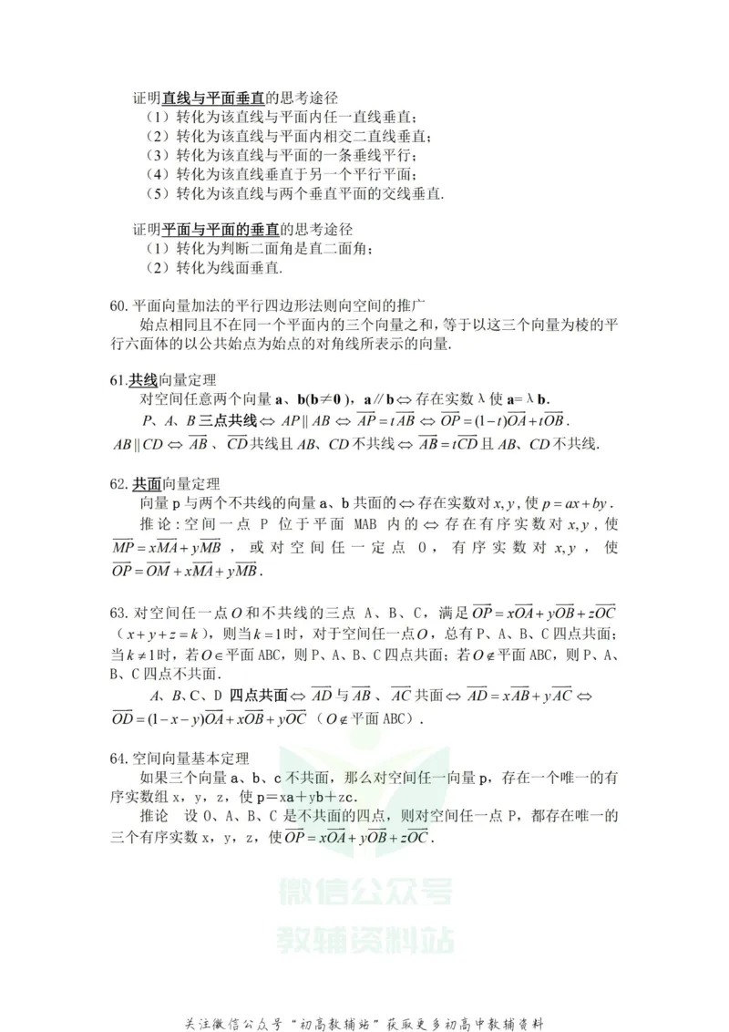 高中数学常用公式及常用理论(非常有用)_高中全科精选资料包_数学精选资料包_资料干货