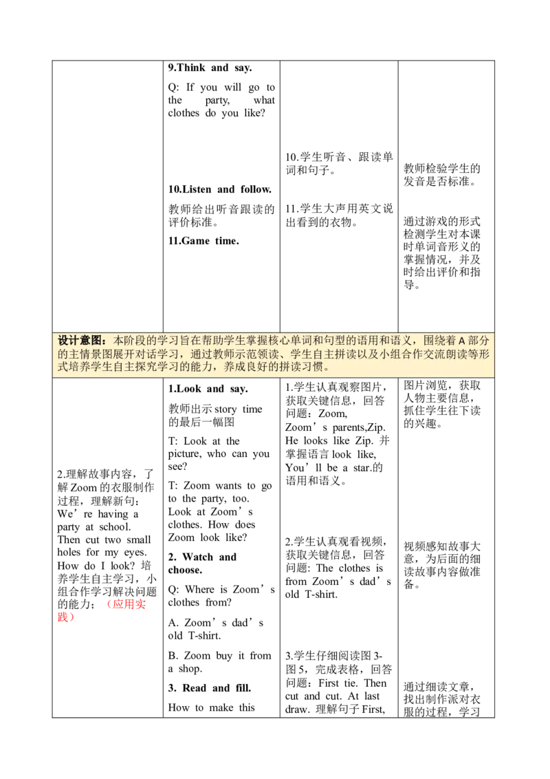 Unit5Myclothes单元整体教学（教学设计）_大单元整体教学设计