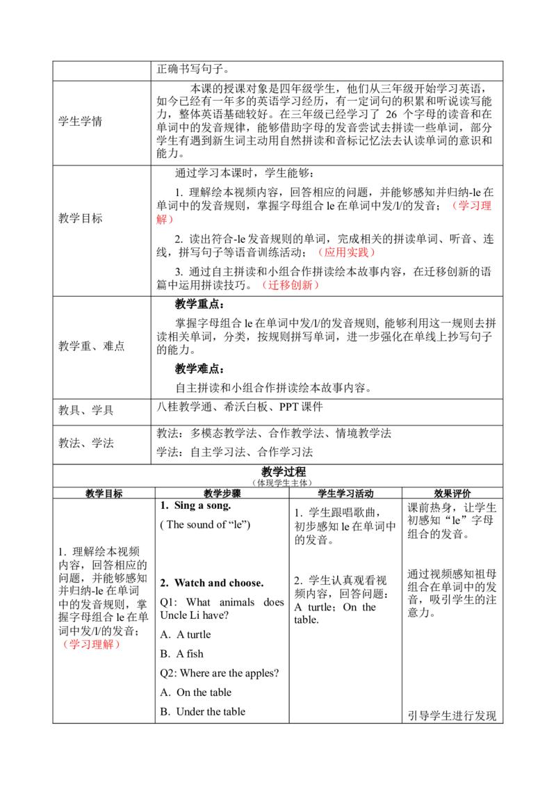 Unit5Myclothes单元整体教学（教学设计）_大单元整体教学设计