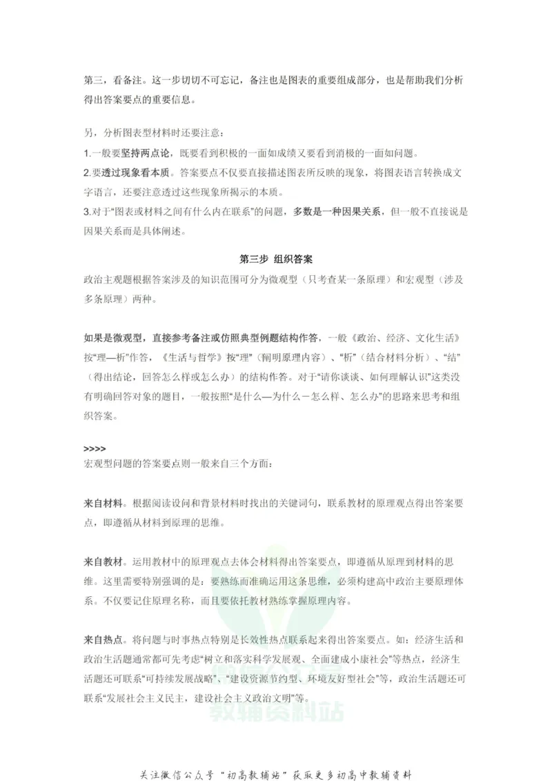 政治主观题答题必杀技_高中全科精选资料包_政治精选资料包_解题技巧