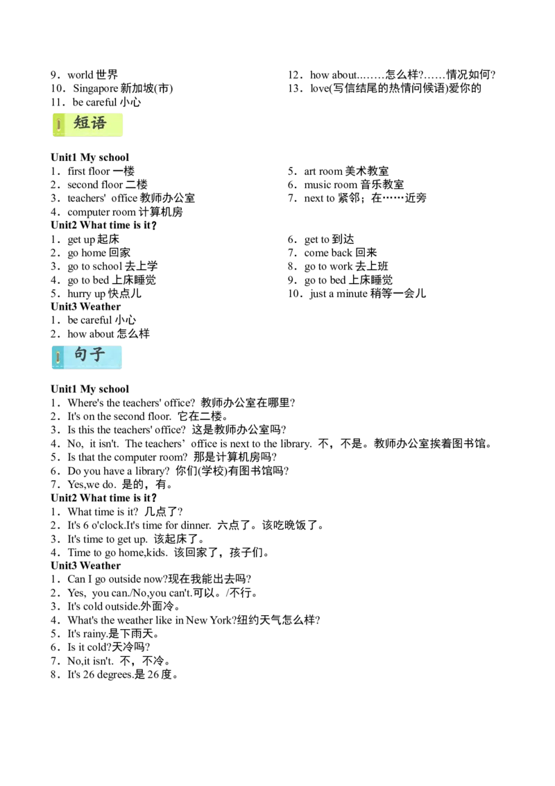 期中真题演练听力专项_听力专项练习-T4_2025版_期中真题演练听力专项-2024-2025学年小学英语四年级下册听力专项系列（人教PEP版）