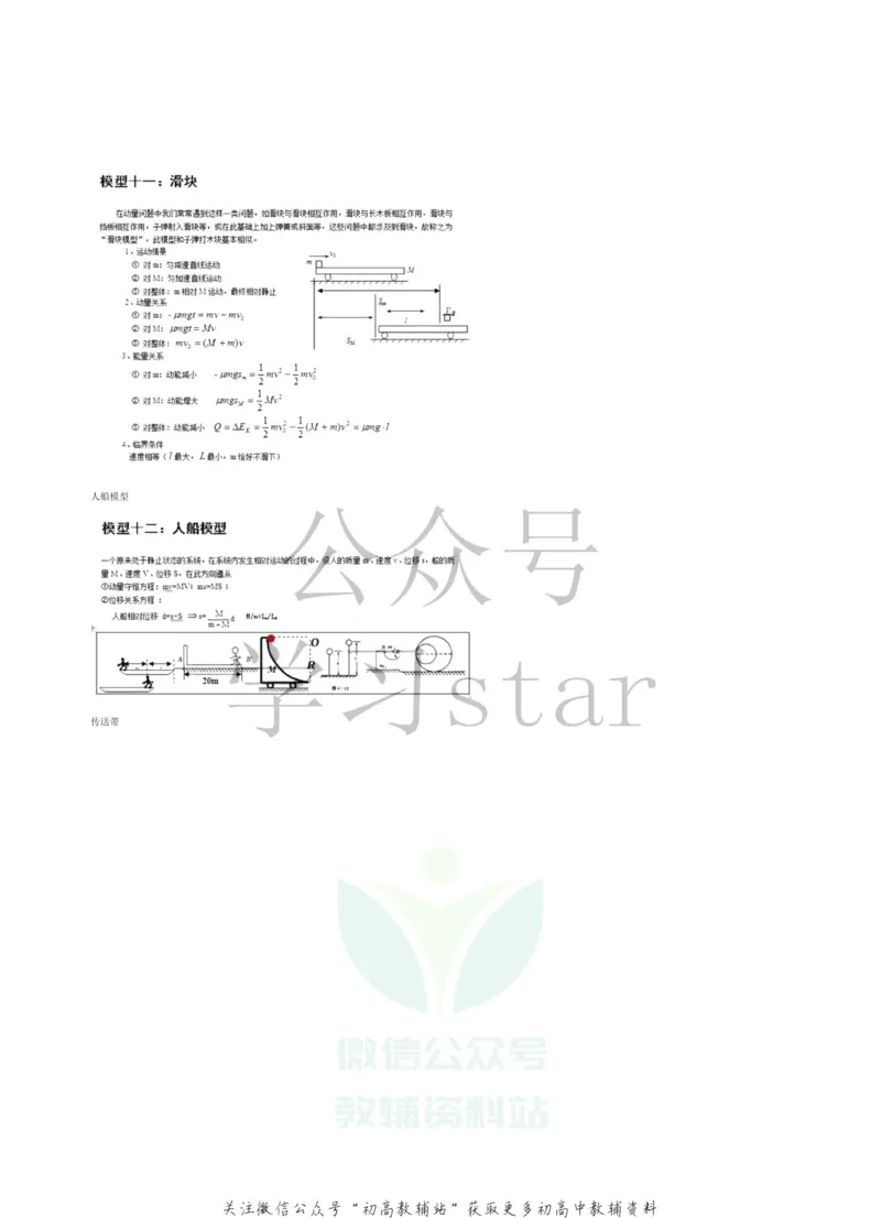 高中物理的24个经典大题模型_高中全科精选资料包_物理精选资料包_资料干货