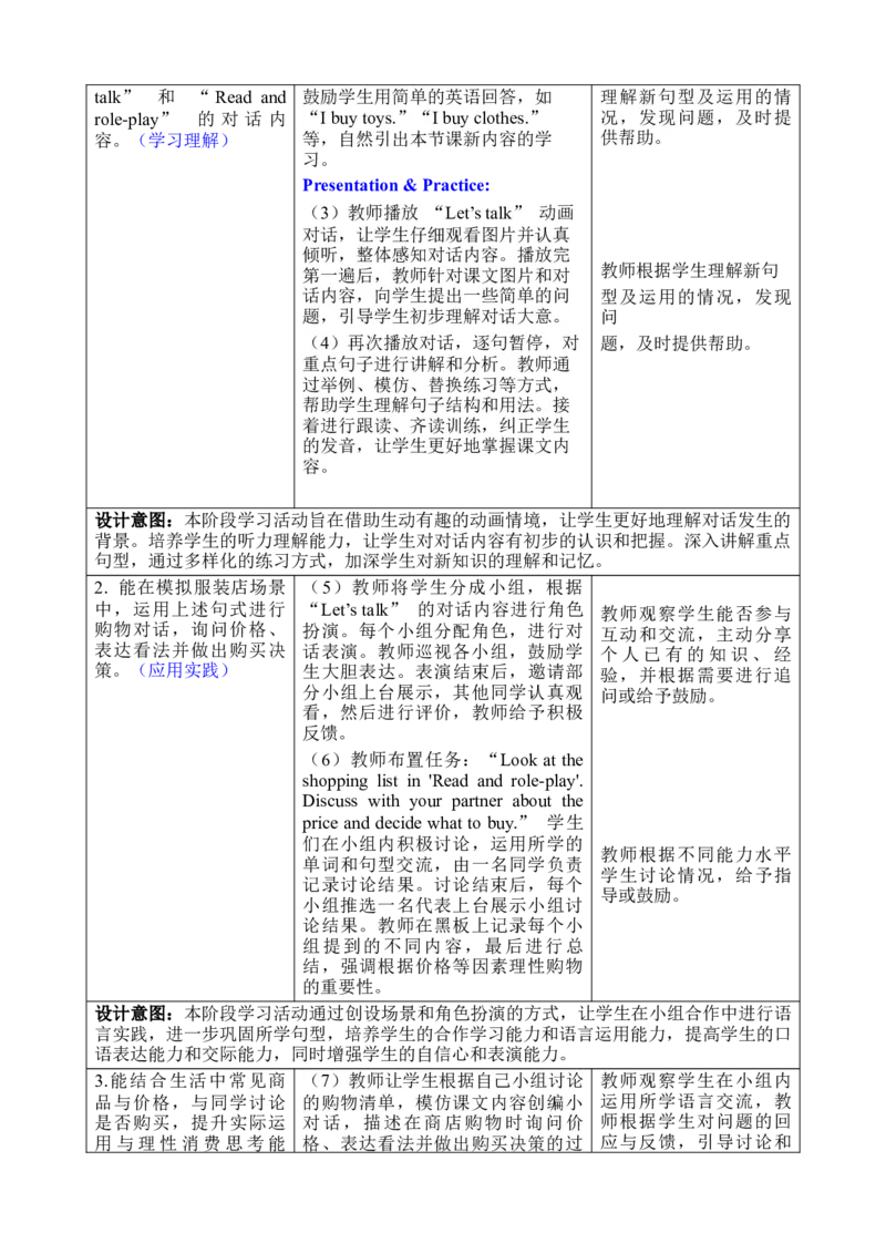 Unit4Goingshopping_00上课课件PPT+教案第十套完整版_教案