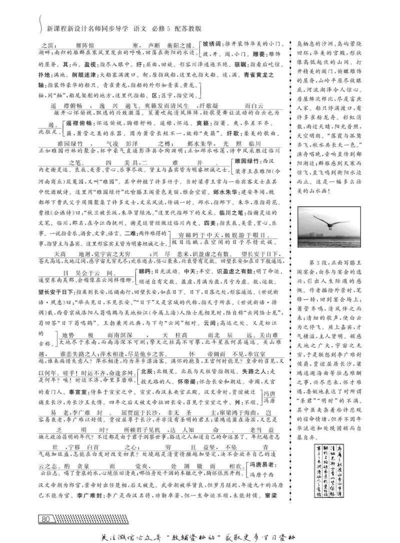 名师同步导学语文苏教版必修5_名师同步导学_高中语文