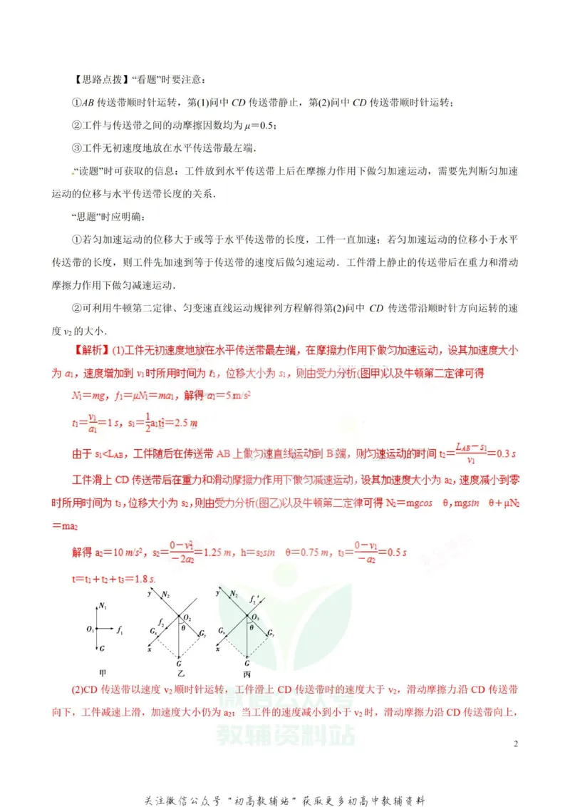 高考物理-计算题解题方法与技巧_高中全科精选资料包_物理精选资料包_解题技巧