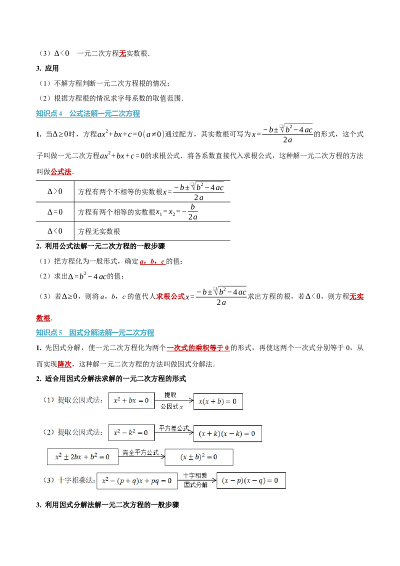 专题21.2一元二次方程的解法（举一反三讲义）（教师版）_初中数学_九年级数学上册（人教版）_母题专项-U66_2026版