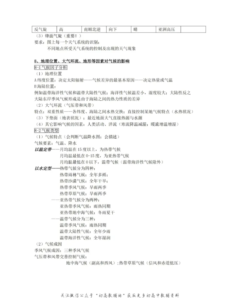 知识总结高中地理知识点总结大全_高中全科精选资料包_地理精选资料包_资料干货