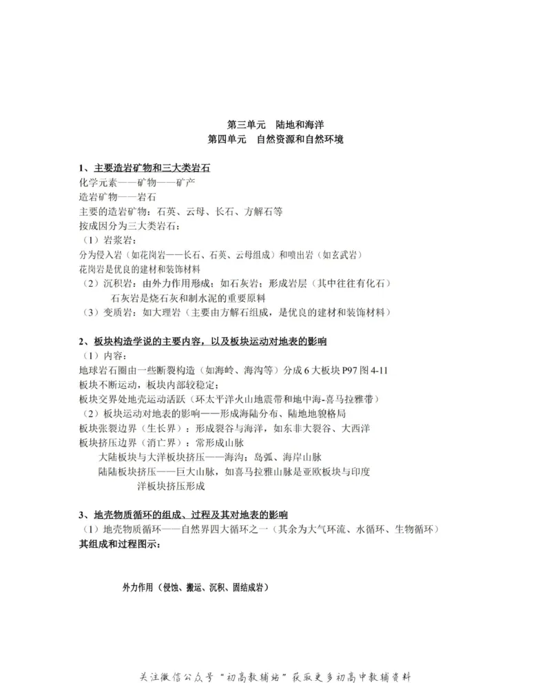 知识总结高中地理知识点总结大全_高中全科精选资料包_地理精选资料包_资料干货