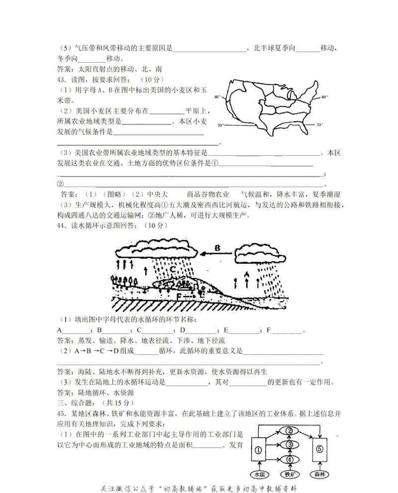 知识总结高中地理知识点总结大全_高中全科精选资料包_地理精选资料包_资料干货