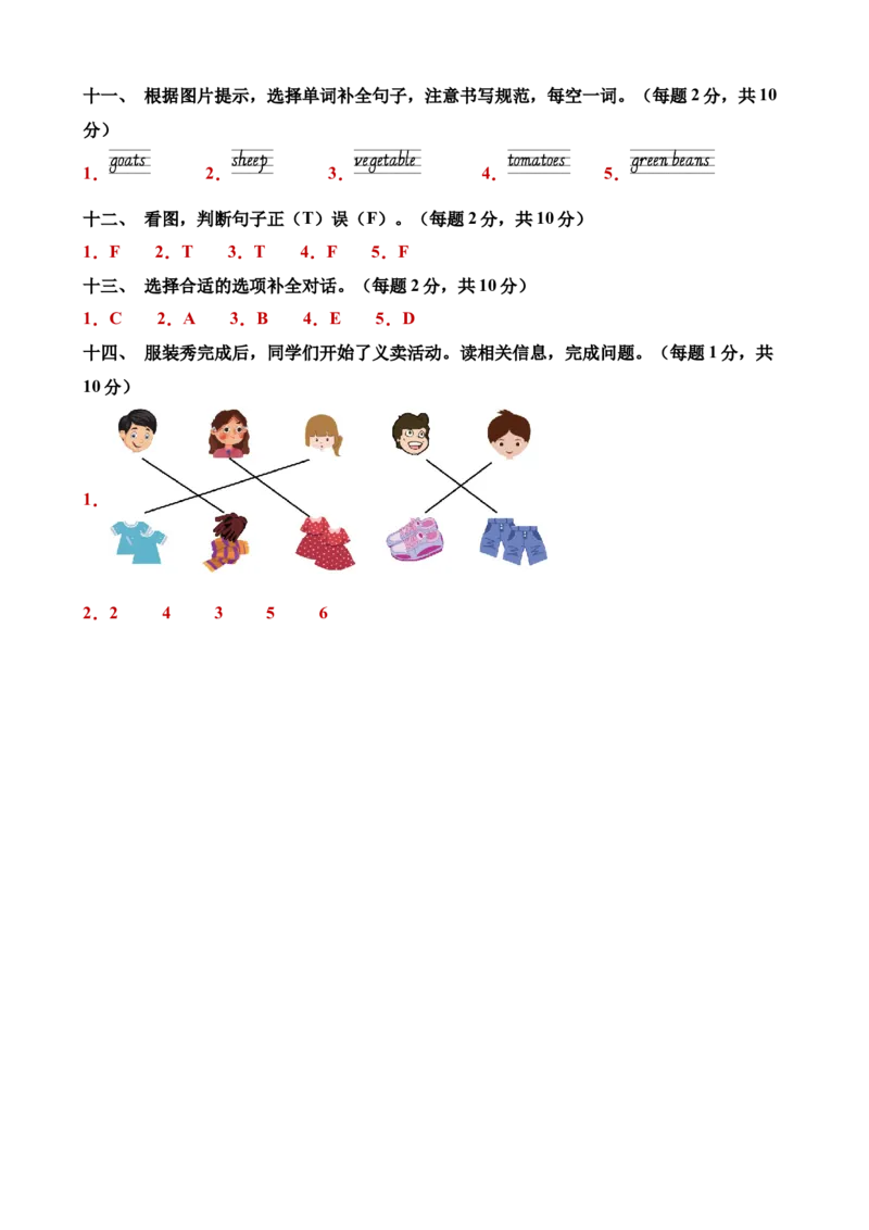 英语（提高卷03）（参考答案）_期中+期末-K152_期末试卷