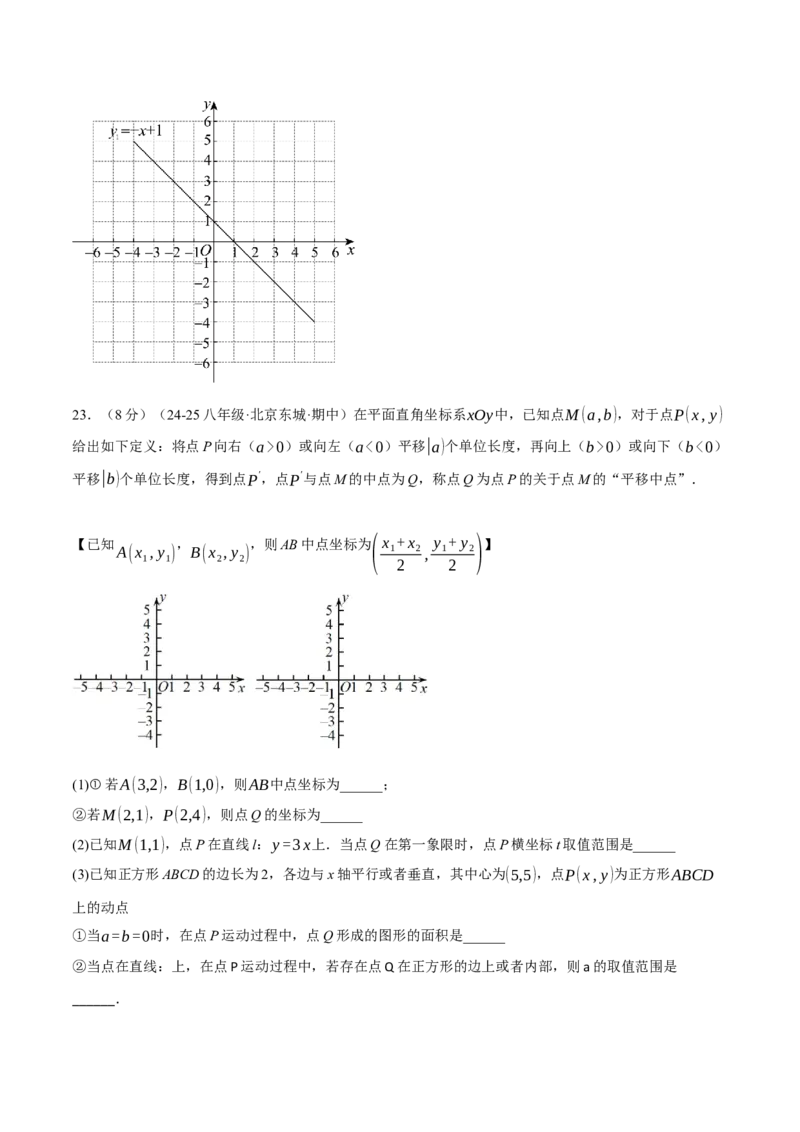 专题19.7一次函数单元提升卷（人教版）（学生版）_初中数学_八年级数学下册（人教版）_母题专项-U66_2025版