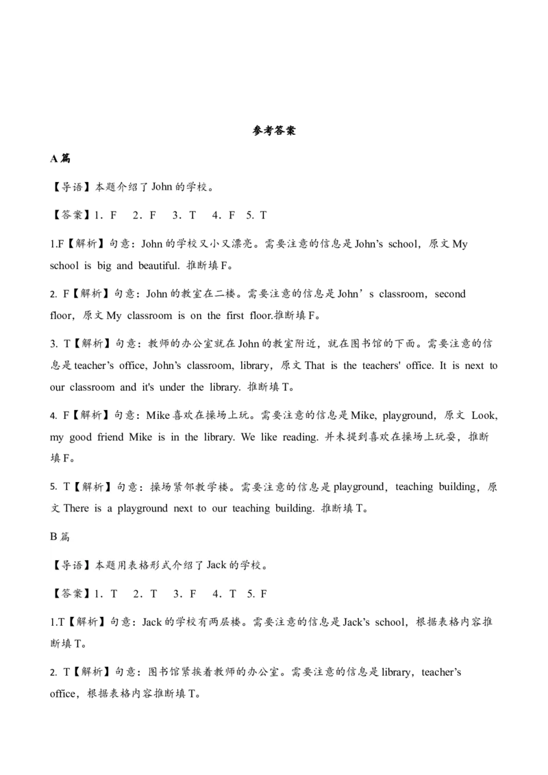 Unit1Myschool单元主题阅读-_单元主题阅读专项训练-K61