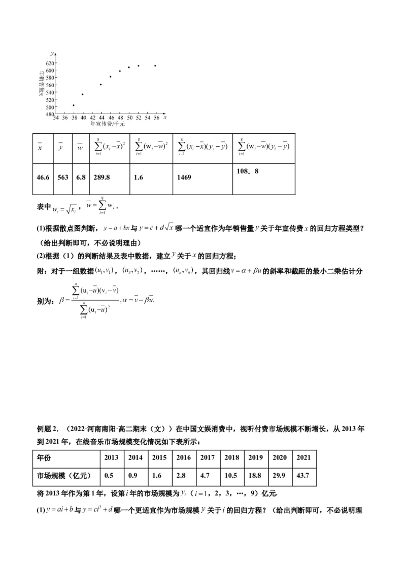 第03讲成对数据的统计分析(精讲）（学生版）_2.2025数学总复习_2023年新高考资料_一轮复习_2023新高考数学一轮复习（新教材新高考）