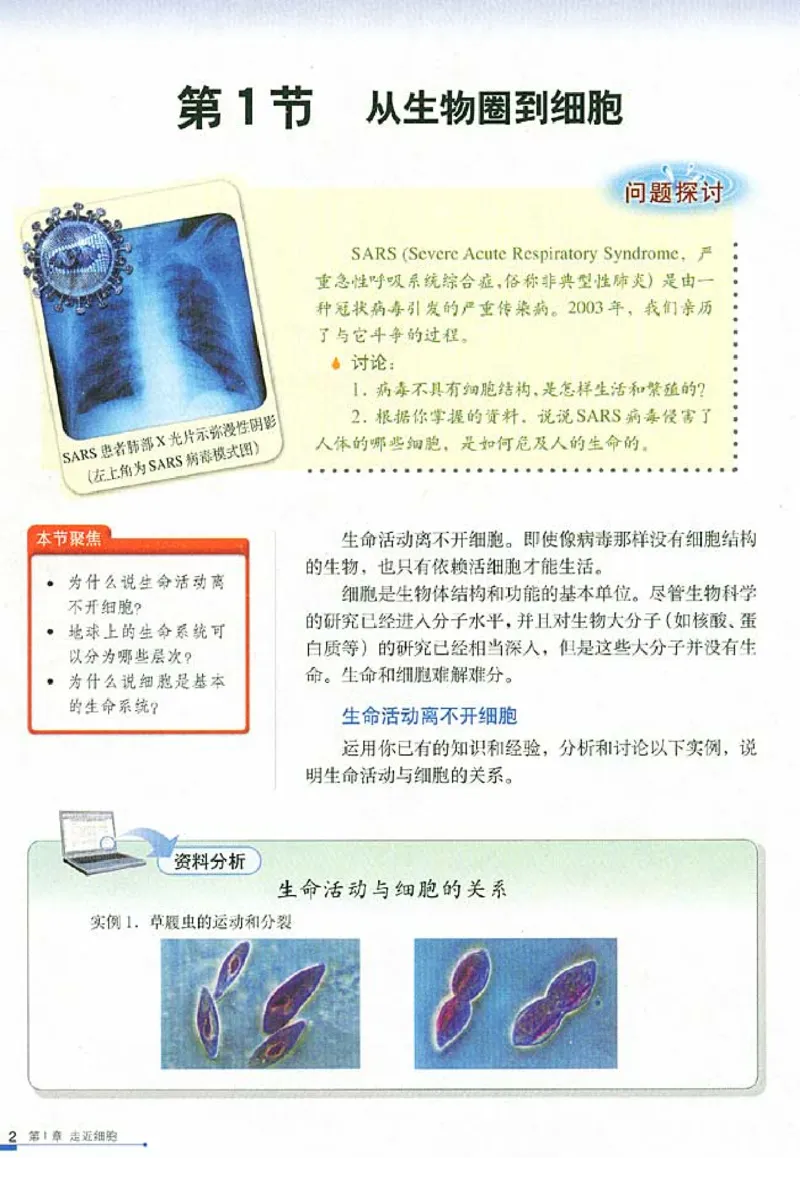 高中生物必修1分子与细胞_高中课本电子全科人教版语数英政历地物化生必修选修全套课本PPT_高中生物