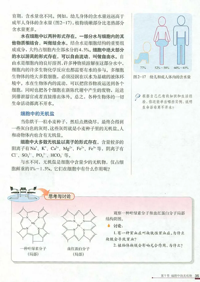 高中生物必修1分子与细胞_高中课本电子全科人教版语数英政历地物化生必修选修全套课本PPT_高中生物