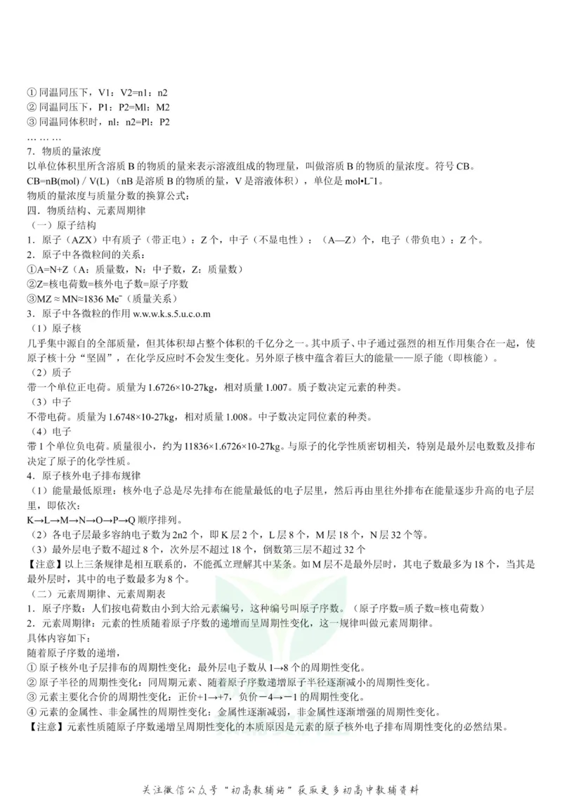 知识点高中化学重要知识点汇总_高中全科精选资料包_化学精选资料包_资料干货