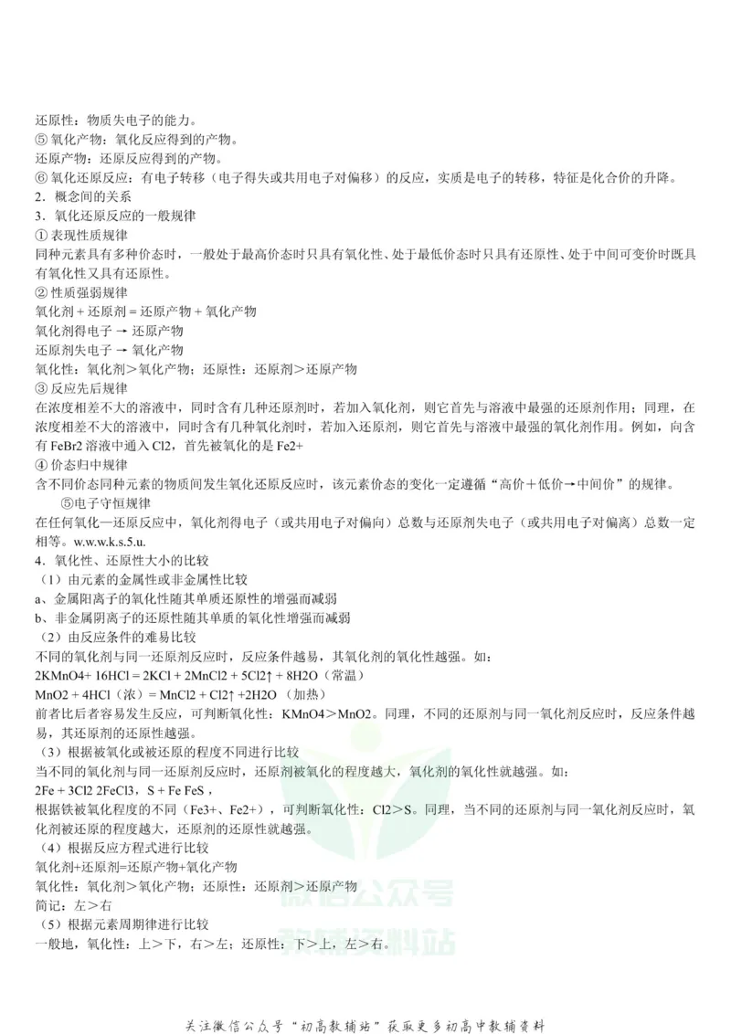 知识点高中化学重要知识点汇总_高中全科精选资料包_化学精选资料包_资料干货