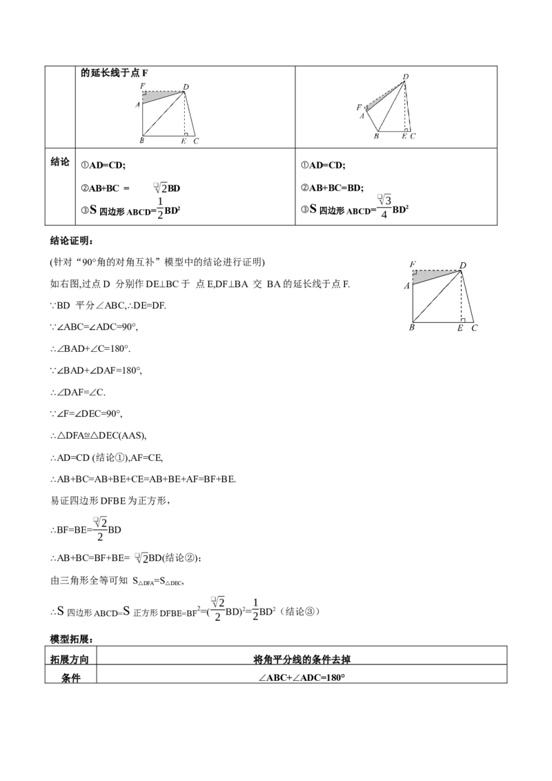 专题18.7四边形中的七大模型（举一反三）（人教版）（教师版）_初中数学_八年级数学下册（人教版）_母题专项-U66_2025版