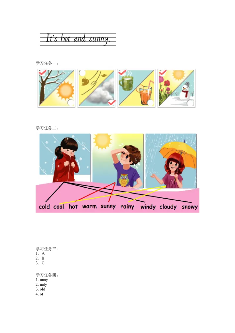 Unit3&nbsp;&nbsp;第6课时（学习任务单）Part&nbsp;B&nbsp;Readandwrite-PartCStorytime-（人教PEP版）_学习任务单