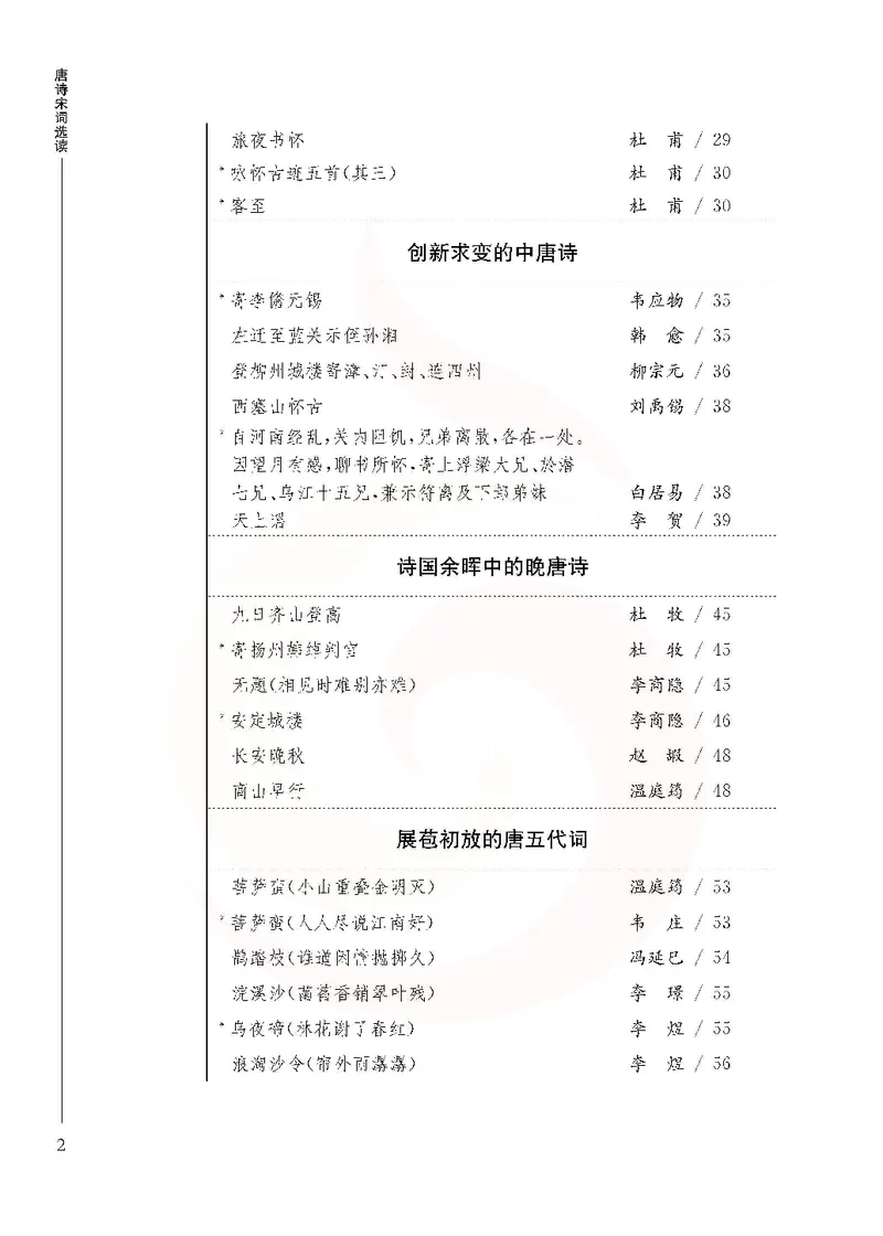 语文选修唐诗宋词选读_高中课本电子全科人教版语数英政历地物化生必修选修全套课本PPT_高中课本苏教版_高中语文苏教版