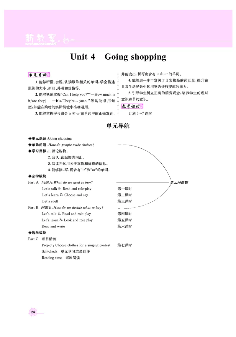 4年级英语（人教）下-教案_00上课课件PPT（更新中）+教案（完整版）第八套_新教案4年级英语人教下