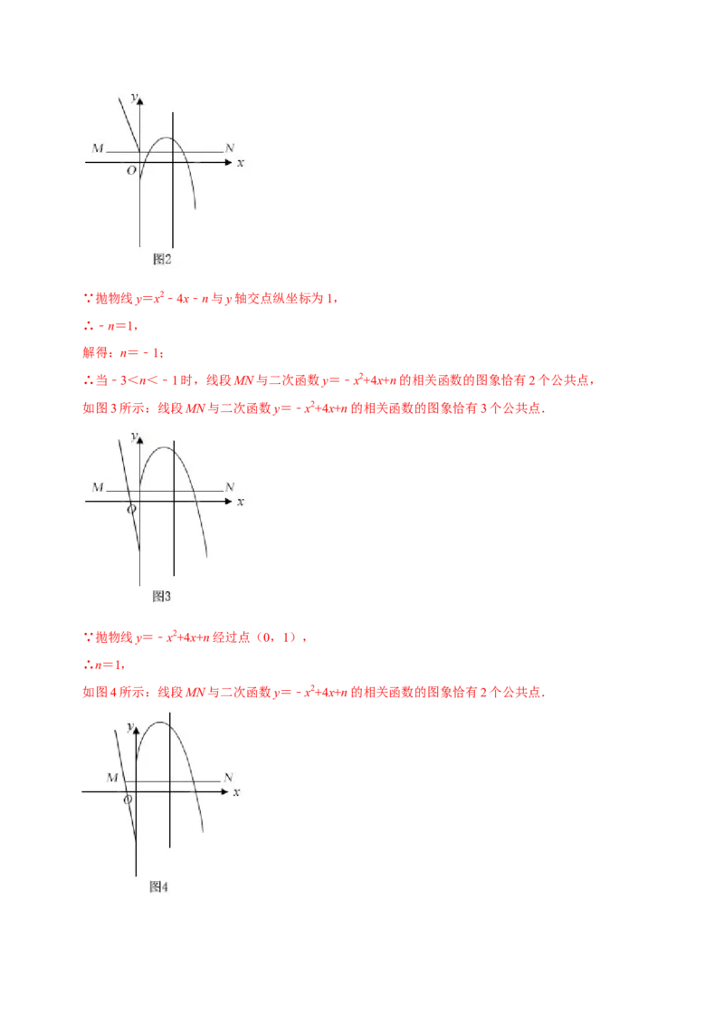 专题2.2二次函数全章十类必考点（必考点分类集训）（人教版）（教师版）_初中数学_九年级数学上册（人教版）_考点分类必刷题-U181
